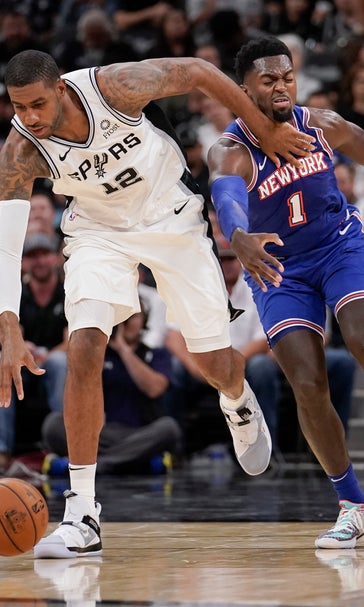 Spurs rally to top Knicks, 120-111, spoiling Barrett's debut